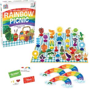 Briarpatch, The Very Hungry Caterpillar Rainbow Picnic Game, Based On Board Books by Eric Carle, Preschool Learning for Kids