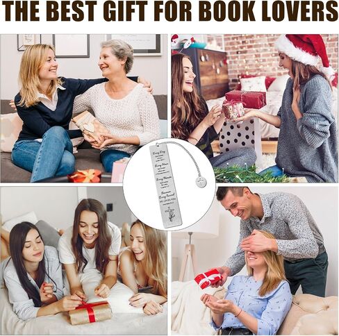 Funny Bookmarks Reading Gifts for Women, Girl Boy, Book Lovers, Men, Friends, Writers, Stainless Steel Bookmarks with Tassels Graduation Gifts for Her in Saudi Arabia