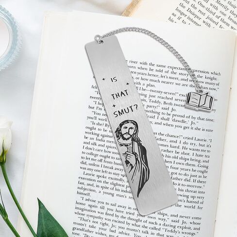 Funny Bookmarks Reading Gifts for Women, Girl Boy, Book Lovers, Men, Friends, Writers, Stainless Steel Bookmarks with Tassels Graduation Gifts for Her in Saudi Arabia