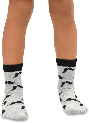 جوارب TeeHee (Naartjie) للأولاد والأولاد بتصميم أنيق من القطن طقم 6 أزواج - 6-8 Years in Kuwait