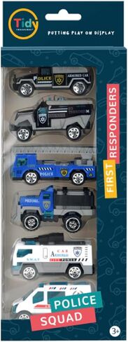 72 Toy Cars 1:64 Scale - Diecast Alloy - Similar Size to Standard Hot Wheels Matchbox Disney car - First Responders Bundle (06. Speed Force) in Saudi Arabia