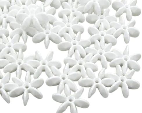 18mm Transparent Acrylic Crystal Clear Starflake Beads 500 Pieces in Kuwait