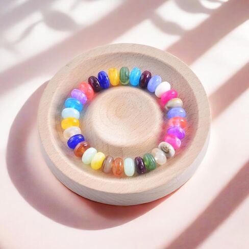 KJML DIY Oval Shaped Beads 300Pcs Acrylic Beads for Jewelry Making Colorful Imitation Gemstone Beads Loose Assorted Beads Bulk for Crafts Bracelets Necklace DIY Charms Earrings in Saudi Arabia