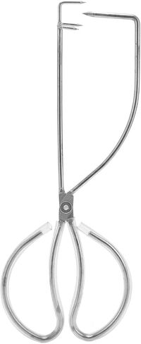 34x12.5cm/13.39x4.92in Dipping Tong Glazing Tool, Stainless Steel Clay Sculpture Tong Glazing Tool, Pottery Clay Sculpture Tool Pliers for Clay Modeling Sculpturing(Triangle) in Kuwait