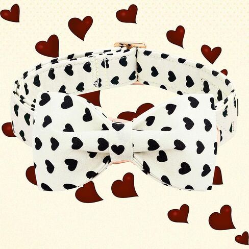 Lionheart glory Dog Collar with Flower Dog Collar for Medium Dogs, Bees Print Dog Flower Collars Spring Blue Cute Collars Pet Collar Flowers Girl Boy Collars in Kuwait