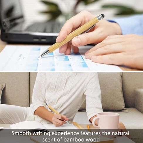 100pcs Bamboo Pens Bulk Wooden Bamboo Pens Engraving Wooden Ballpoint Pen Customizable Gift Pen Bulk in Kuwait