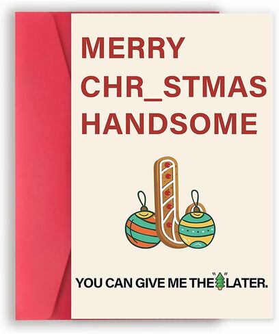 Christmas Cards with Envelopes, 12 Merry Christmas Cards with Envelopes, 4 Assorted Designs Bulk Greeting and New Years Cards, Funny Christmas Gift for Friends Family Kids in Saudi Arabia