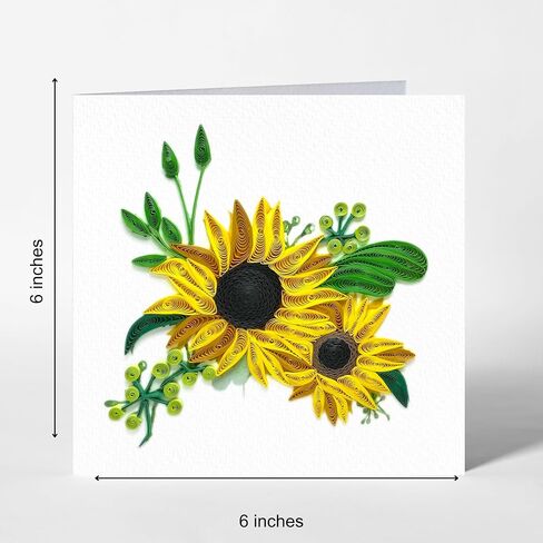 White and Yellow Orchid Card, Flower Quilling Card, Card for All Occasions, Birthday, Thinking Of You, Sympathy For Mom, Women, Daughter, Friend, Boss, Love (Orchid) in Saudi Arabia