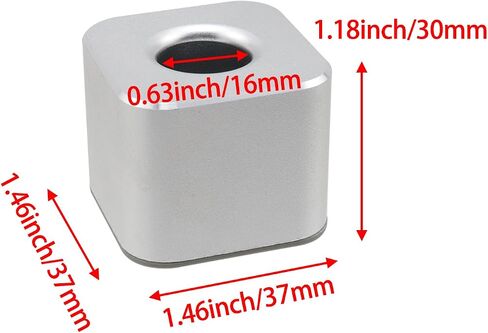 2Pcs Metal Pen Stand Office Desktop Single Pen Holder Stylus Pen Stand Home Toothbrush Stand Holder, Silver in Saudi Arabia