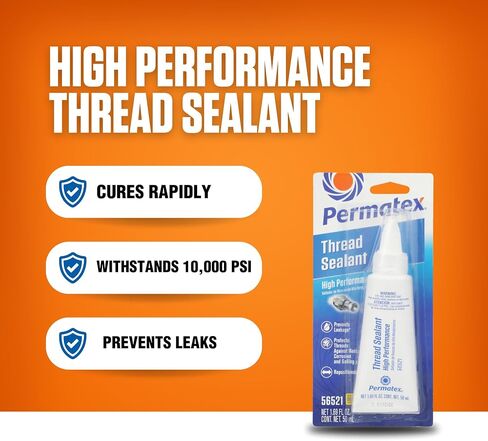 Devcon Permatex Threadlocker - Blue Liquid 50 ml Bottle - Tensile Strength 110 psi - 24250 [PRICE is per BOTTLE] in Saudi Arabia