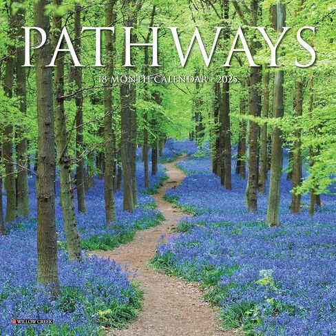 تقويم جداري صغير من Willow Creek Press Pathways شهريًا لعام 2025 (7 بوصة × 7 بوصة) in Saudi Arabia