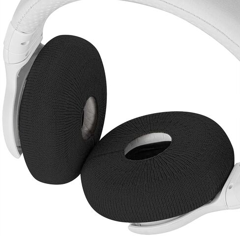 Geekria 2 Pairs Knit Fabric Headphones Ear Covers, Washable & Stretchable Sanitary Earcup Protectors for On-Ear Headset Ear Pads, Sweat Cover for Warm & Comfort (S/Grey) in Saudi Arabia