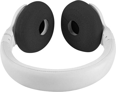 Geekria 2 Pairs Knit Fabric Headphones Ear Covers, Washable & Stretchable Sanitary Earcup Protectors for On-Ear Headset Ear Pads, Sweat Cover for Warm & Comfort (S/Grey) in Saudi Arabia