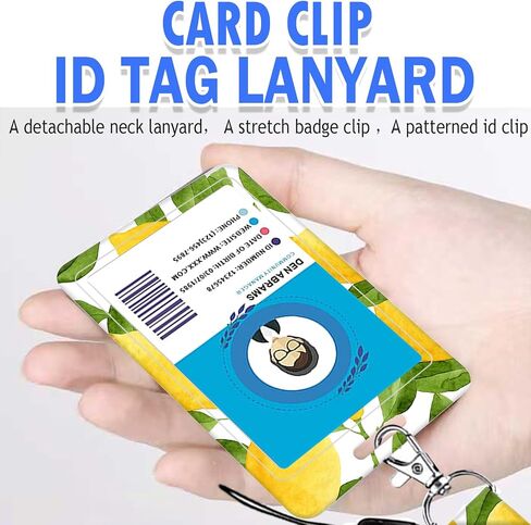 بكرات شارة قابلة للسحب مع مشبك بكرة حلقة تسلق، حامل حزام شارة اسم الهوية، حامل شارة هوية الهوية، غطاء حامل شارة الهوية للعمل المكتبي، هدايا الطلاب والممرضات (شجرة الليمون المائية) in Saudi Arabia