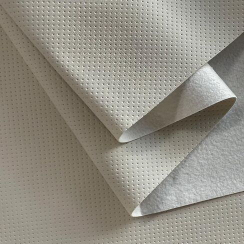 HYANG 1 Yard 54" x 36" Faux Leather Fabric 0.9 mm Thick PU Faux Leather Fabric by The Yard for Making Sofa Bags Chairs Car Seats DIY Crafts Upholstery ，Super Soft Solid Color Fabric Khaki in Saudi Arabia