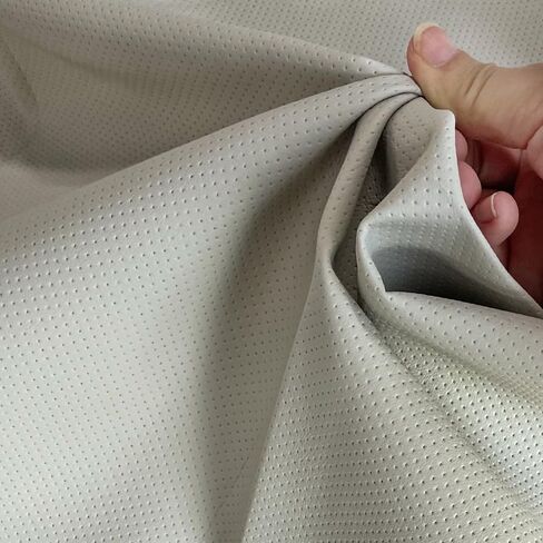 HYANG 1 Yard 54" x 36" Faux Leather Fabric 0.9 mm Thick PU Faux Leather Fabric by The Yard for Making Sofa Bags Chairs Car Seats DIY Crafts Upholstery ，Super Soft Solid Color Fabric Khaki in Saudi Arabia