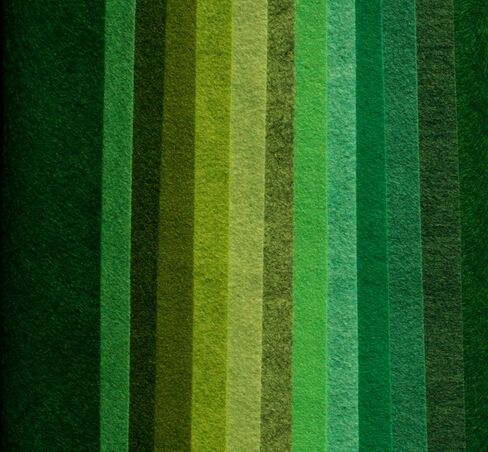 Wool Felt Blend (Merino Wool and Rayon, All Natural fibers), 12x18 inch, 12 Sheets (Green Shades) in Saudi Arabia