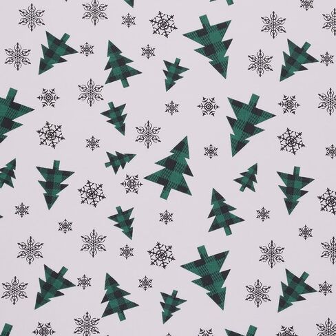 قماش موك للأقمشة الريفية لعيد الميلاد [45 بوصة. واسع] - مادة قطنية 100% لخياطة اللحف ولمسات ديكور المنزل | الفنون والحرف والخياطة، قطع متعددة من The Yard in Kuwait