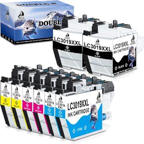 DOUBLE D LC3019 XXL Compatible Replacement for Brother LC3019 LC3019XXL Ink Cartridges Super High Yield for Brother MFC-J6930DW MFC-J6530DW MFC-J5330DW MFC-J6730DW (2BK,2C,2M,2Y) 8Pack