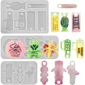 3 Pcs Name Plate Resin Molds, AIFUDA Epoxy Resin Molds DIY Personalized Custom Silicone Mold Name Plate for Stanley 30oz Tumbler, Keychain, Pet Tag, Cup Accessories