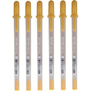 Sakura Metallic Gelly Roll pens (Gold, 6)