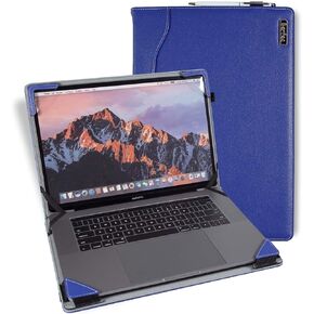 Laptop Case Cover Compatible With Lenovo ideapad 1 15 ALC7, IdeaPad 3 Gen 6, 15.6 Inch Laptop Sleeve PU Leather Stand Hard Protective Skin