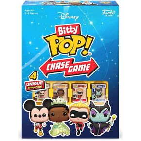 Funko Games Bitty Pop! Chase Game Disney | Easy to Learn, Fast-Paced Gameplay Features Disney Bitty Pop! Figures | 2-4 Players, Ages 6+