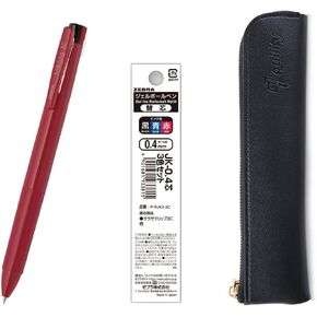 ZEBRA SARASA Clip 3C 0.4mm Multicolor Pen 4 Color Set, qullity original Black slim pen case