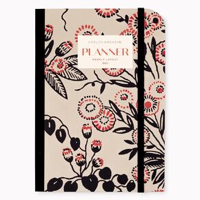 12 Month Agenda Dated January 2025-December 2025, Cloth Bound Weekly Planner (Time to Create)