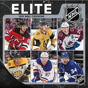 TURNER SPORTS NHL Elite 2025 12x12 Wall Calendar (25998011972)