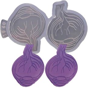 Angel Wings Clear Brain Shape Silicone Mold Phone Grip Resin Molds, Silicone Epoxy Mold for Badge Reel DIY Coasters Chocolate Mold
