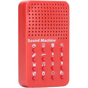 POCREATION Funny Sound Maker Machine Portable Electronic Toy with 16 Sound Effects, Laughter, Applause, Horn Blasts to Spread Laughter, for Kids and Pranks