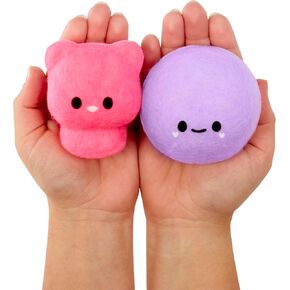 Fluffie Stuffiez Round Candy and Gummy Bear Minis Collectible Feature - Surprise Reveal Unboxing Soft and Squishable Tactile Play Fidget DIY