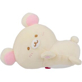 San-X Original Rilakkuma Honyagurumi Series Laydown Mochi Plush - 7" Korilakkuma
