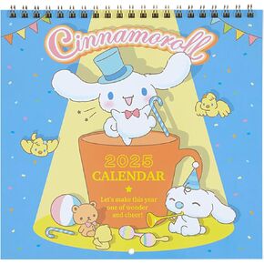 Sanrio 452548 2025 Cinnamoroll Wall Calendar M