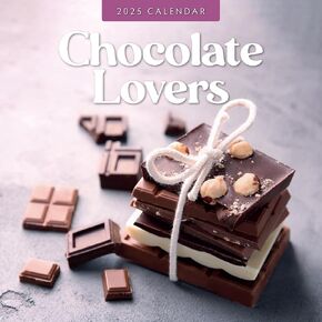 Red Robin 2025 Chocolate Lovers Monthly Wall Calendar | 12" x 24" Open | Premium Thick & Sturdy Paper | Hangable 12 Month Calendar | Plastic Free | 4 Month Transition Page for 2024