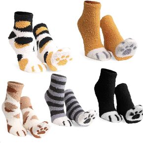 Fuzzy Socks Cozy Fluffy Plush Slipper Socks Microfiber Soft Home Sleeping Socks Winter Warm Christmas Socks For Women