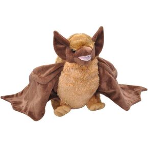 Wild Republic Brown Bat Plush, Stuffed Animal, Plush Toy, Gifts for Kids, Cuddlekins 12 Inches,Multi