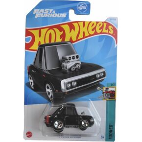 Hot Wheels '70 Dodge Charger, Tooned 1/5 Fast & Furious 161/250 [Black]