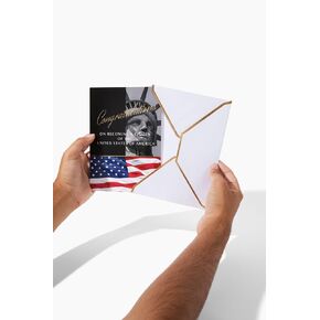 New American US Citizenship Congratulations Card Gift
