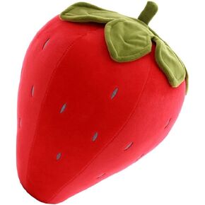 Cute rabbit Various Fruit Plush Toy Stuffed Vegetables Plush Toy Plush (Red Strawberry)