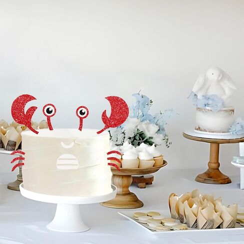 Monster Face Cake Topper, Black, 6 Pieces, Cake Topper Decoration, Baby Shower, Birthday, Children's Day in Saudi Arabia