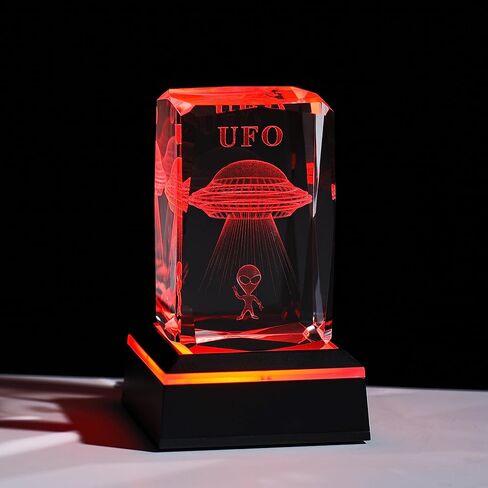 LED Night Light,K9 Crystal Cube with Changeable 7-Color Changing Lamp,Nice Birthday Gifts,Decent Ornament in Home and Office in Kuwait