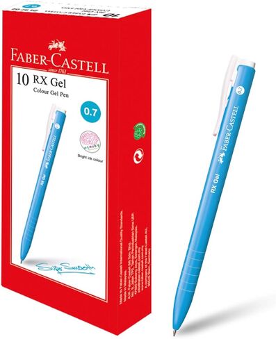 Faber-Castell RX Gel Color Pen (0.7mm, Wallet of 5 pcs) in Saudi Arabia
