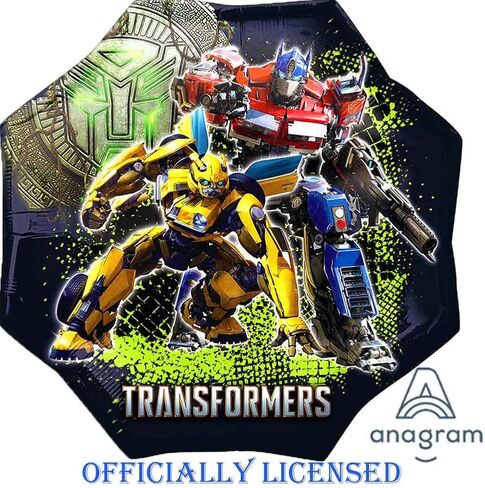 Anagram Foil Balloons, For Transformers, Rise of the Beast Party Theme Collection, Party Accessory, Multicolor, Licensed, 5th Birthday in Saudi Arabia