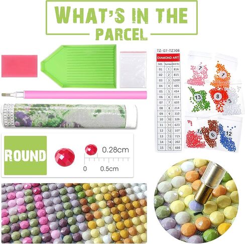 Kaliosy 5D Diamond Art Kits for Adults Deer by Number Kits, Diamond Painting Art Snow Scenery DIY Full Drill Crystal Craft Cross Stitch Embroidery Decoration (12x16 inch) 30x40 cm in Kuwait