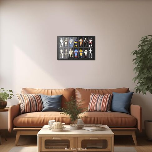 عرض NC FIGURESLAB Collectors - حافظة عرض خشبية ممتازة تناسب شخصيات Star Wars / Gi Joe / Marvel مقاس 3.75 بوصة in Kuwait