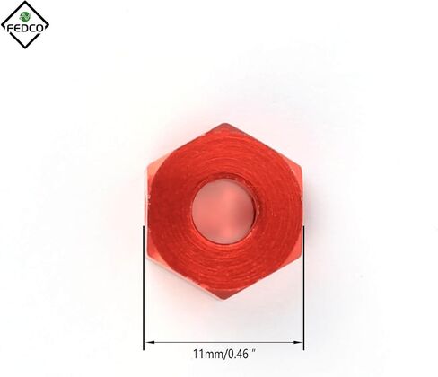 SCX10 Hex 12MM Hub Hex Screw Shaft Wheel Spacer Hex Adapter for Axial SCX10III SCX10 Pro Capra 1.9 UTB Upgrade Parts 1/10 RC Crawler in Saudi Arabia