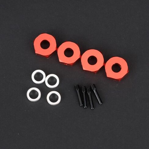 SCX10 Hex 12MM Hub Hex Screw Shaft Wheel Spacer Hex Adapter for Axial SCX10III SCX10 Pro Capra 1.9 UTB Upgrade Parts 1/10 RC Crawler in Saudi Arabia