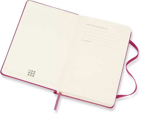 Moleskine 18 Month 2020-2021 Weekly Planner, Hard Cover, Pocket (3.5" x 5.5") Bougainvillea Pink in Saudi Arabia